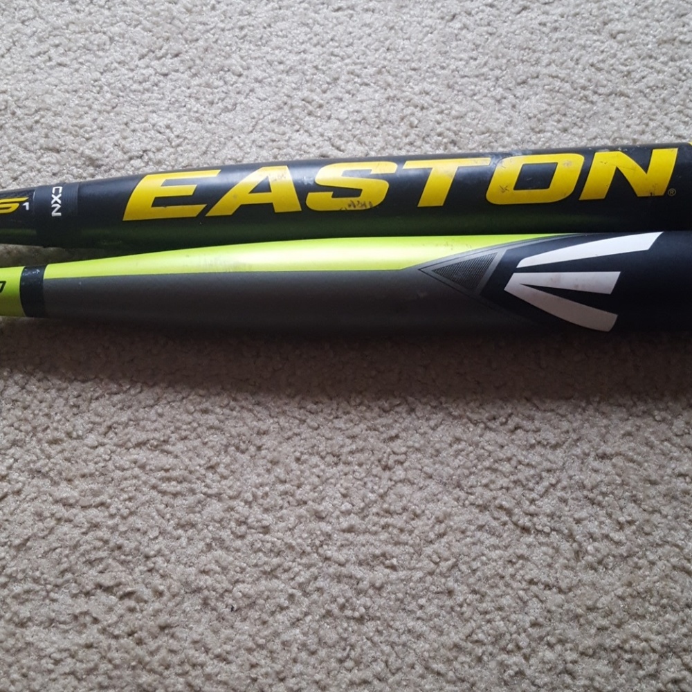 Easton composite bat (yellow) Easton aluminum (gr)